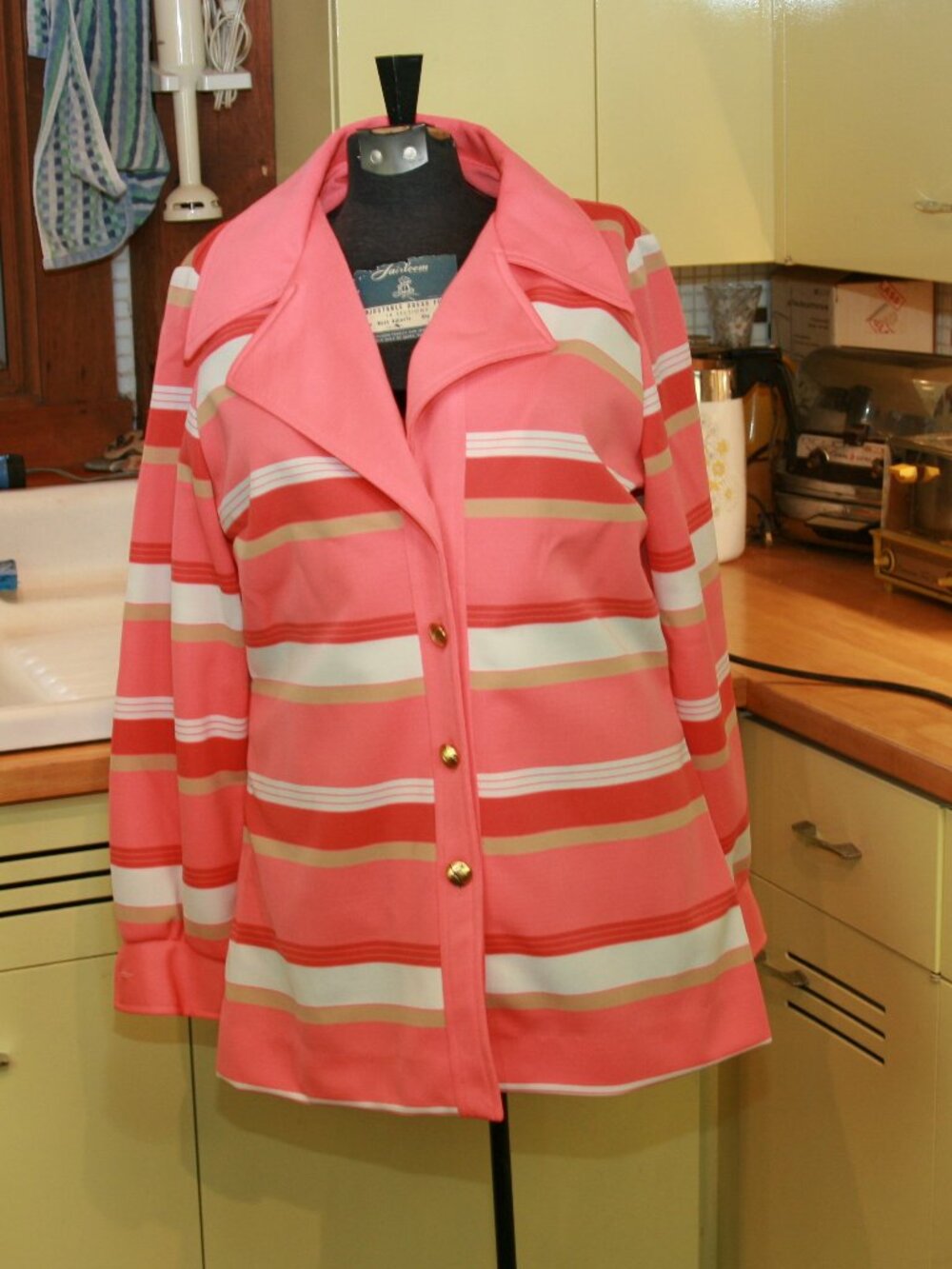Vintage Women's Jacket Shirt Dutchmaid Polyester